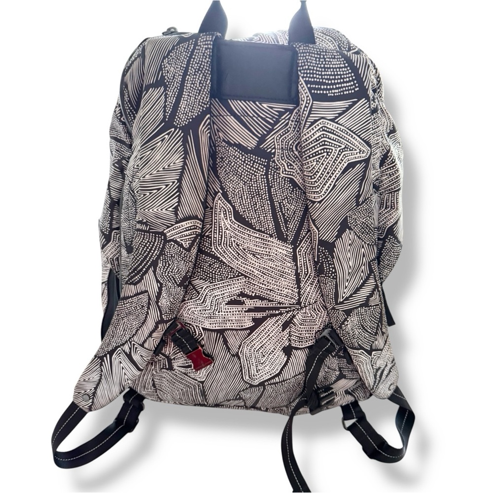 Lululemon All Day Backpack Crossover Purse Bag Dottie Tribe White Black - Picture 4 of 12